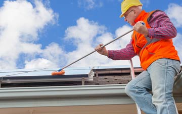 Winterfield soft wash roof cleaning